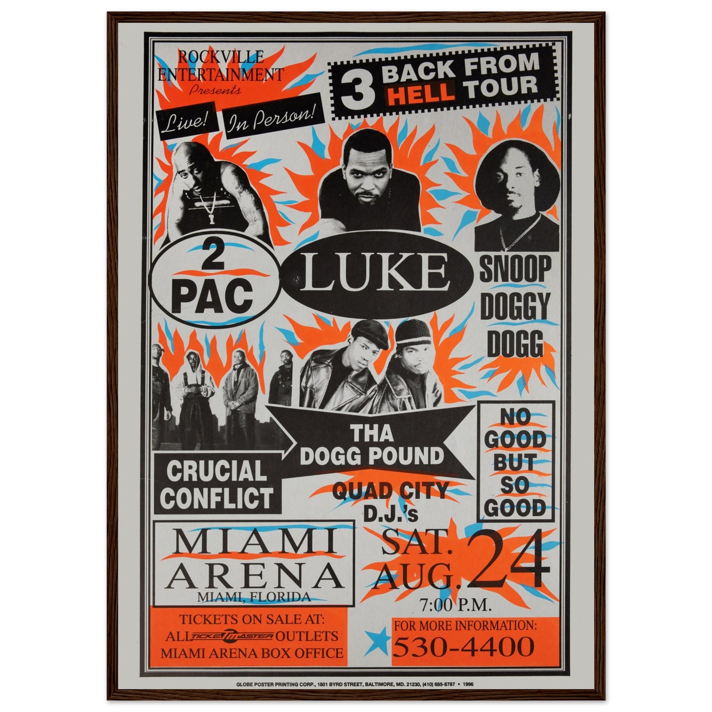 Art print featuring 90s hip-hop icons 2Pac, Biggie, and others, blending nostalgia with bold urban design.