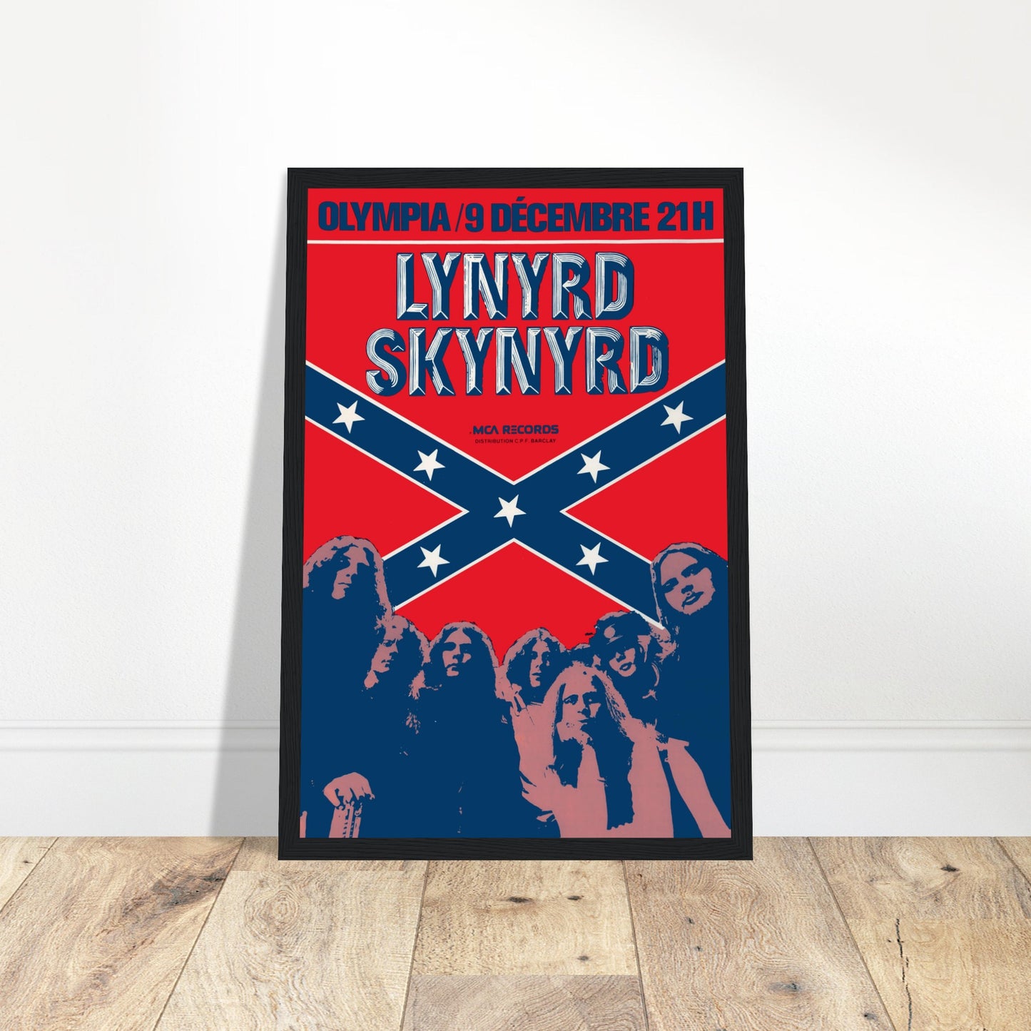 Relive the early days of Lynyrd Skynyrd with this rare 1972 concert poster, celebrating the band before their rise to rock ‘n’ roll fame. Featuring vintage Southern rock aesthetics, this classic rock memorabilia is perfect for Skynyrd fans, collectors of vintage concert posters, and lovers of 70s rock music. Whether decorating a music room, bar, man cave, or studio, this Lynyrd Skynyrd poster brings the raw energy of Sweet Home Alabama, Free Bird, and the Southern rock movement to your walls. Order now and