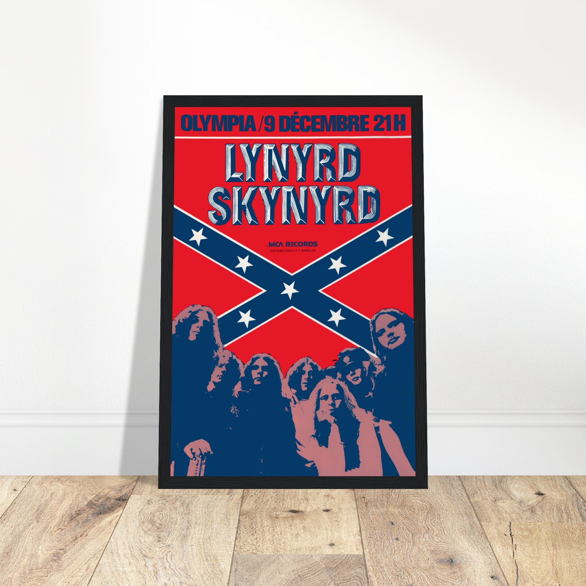 Relive the early days of Lynyrd Skynyrd with this rare 1972 concert poster, celebrating the band before their rise to rock ‘n’ roll fame. Featuring vintage Southern rock aesthetics, this classic rock memorabilia is perfect for Skynyrd fans, collectors of vintage concert posters, and lovers of 70s rock music. Whether decorating a music room, bar, man cave, or studio, this Lynyrd Skynyrd poster brings the raw energy of Sweet Home Alabama, Free Bird, and the Southern rock movement to your walls. Order now and