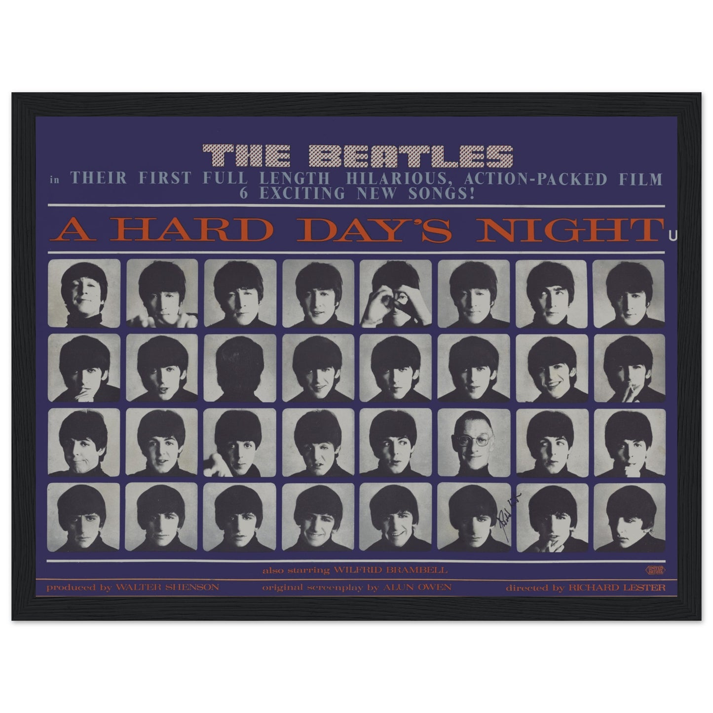 Bring the magic of The Beatles into your space with this vintage A Hard Day's Night poster. This classic music artwork captures the spirit of one of the most iconic albums in rock history, offering a timeless tribute to The Beatles. Featuring bold imagery and iconic design, this poster is a must-have for music lovers, vintage memorabilia collectors, and anyone who appreciates the artistry and cultural impact of The Beatles. Perfect for your living room, music room, or home office, this vintage music art add