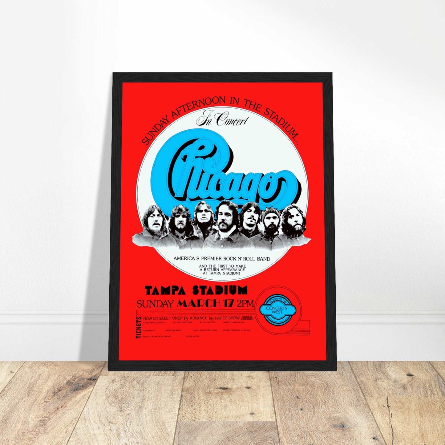 Celebrate the iconic sound of Chicago with this vintage concert poster, capturing the energy of one of the most influential rock and jazz fusion bands of all time. Known for hits like "Saturday in the Park," "25 or 6 to 4," and "Does Anybody Really Know What Time It Is?", this Chicago band poster is perfect for classic rock collectors, music lovers, and home decor enthusiasts. Whether you’re decorating a music room, office, or living space, this retro music art print is a timeless addition to your collectio