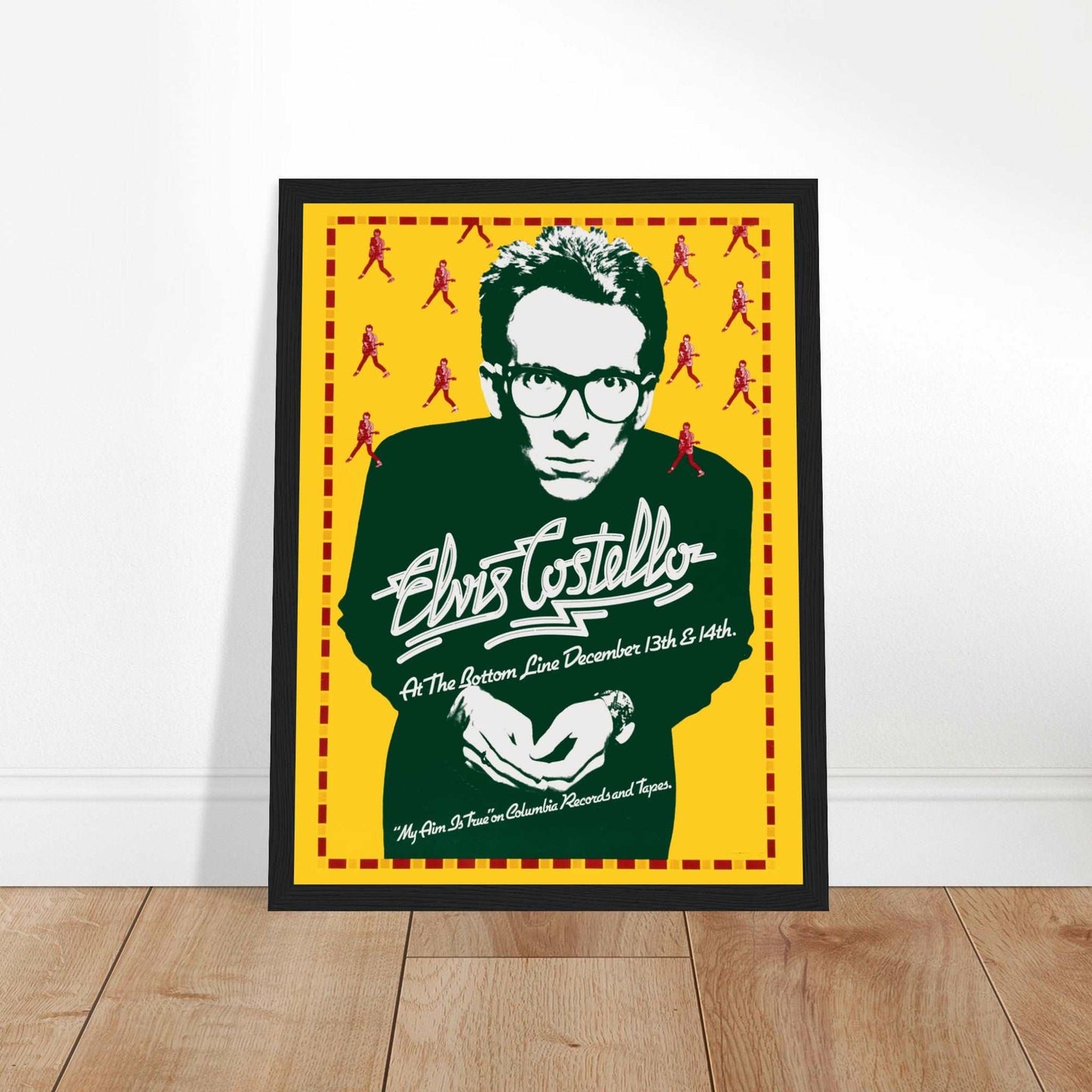 Celebrate the legendary Elvis Costello with this vintage concert poster, capturing the energy of his groundbreaking performances. Featuring classic punk rock aesthetics, bold typography, and a retro music design, this poster is perfect for fans of new wave, rock, and alternative music. Ideal for collectors, music lovers, and home or studio decor, this Elvis Costello print is a tribute to one of rock’s most influential artists. Get yours today and bring rock history to your walls!