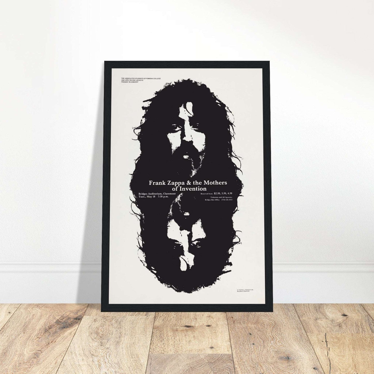 Celebrate the genius of Frank Zappa with this vintage poster, featuring a bold, artistic portrayal of the legendary musician known for his experimental sound and unique approach to rock and jazz. This high-quality print is perfect for music lovers, collectors of classic rock memorabilia, and fans of avant-garde art. Whether displayed in a music room, studio, or living space, this Frank Zappa poster brings an eclectic, rebellious vibe to any wall. Order today and bring the icon of musical innovation into you