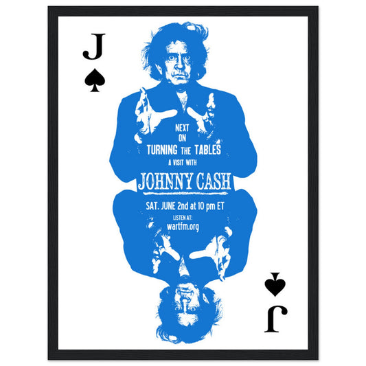 Iconic Johnny Cash poster, featuring vintage artwork of the Man in Black. Perfect for collectors, country music fans & retro decor. Shop now!