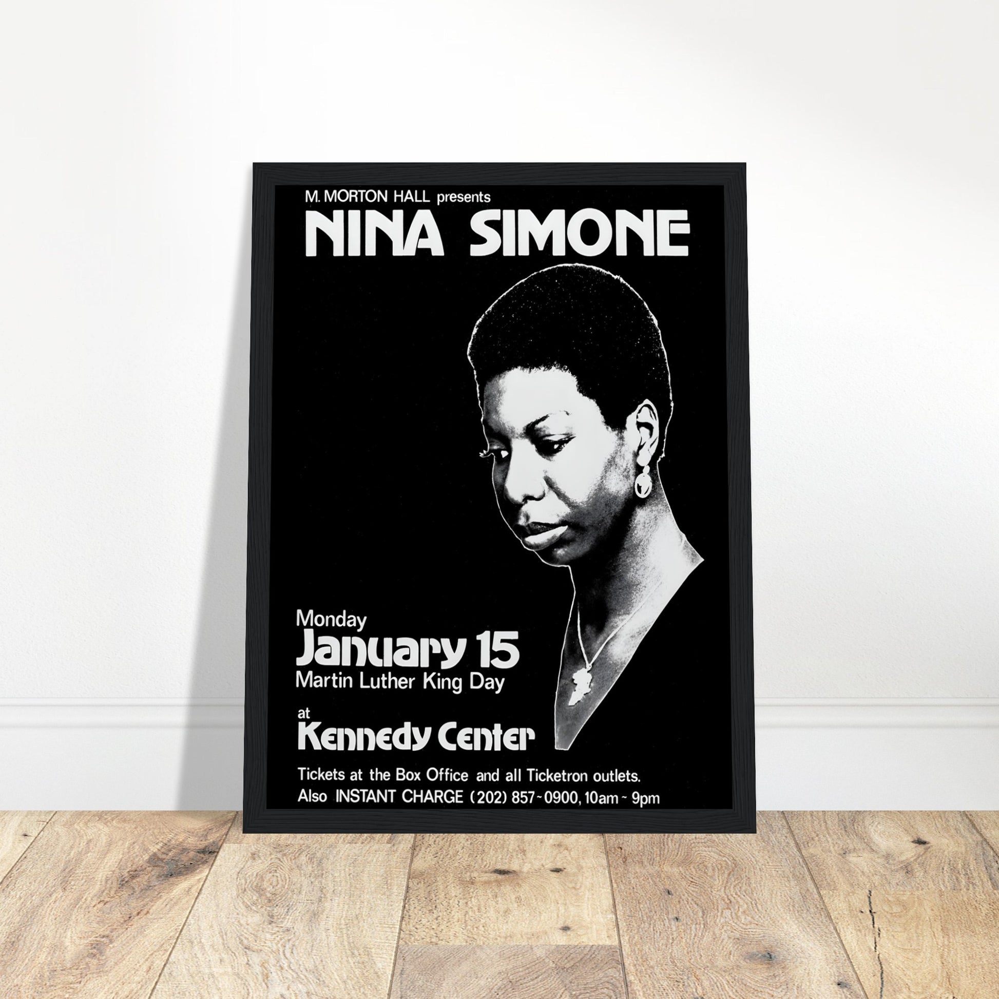 Honor the legendary Nina Simone with this vintage concert poster showcasing her timeless influence on jazz, blues, soul, and activism. Featuring a retro design with bold typography and classic imagery, this music wall art is perfect for jazz enthusiasts, vinyl collectors, and civil rights history buffs. A stylish addition to any home, studio, or gallery space.