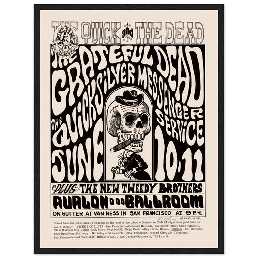 Relive the energy of the Grateful Dead's 1967 concert with this vintage psychedelic poster. A must-have for Deadheads & rock collectors. Get yours now!