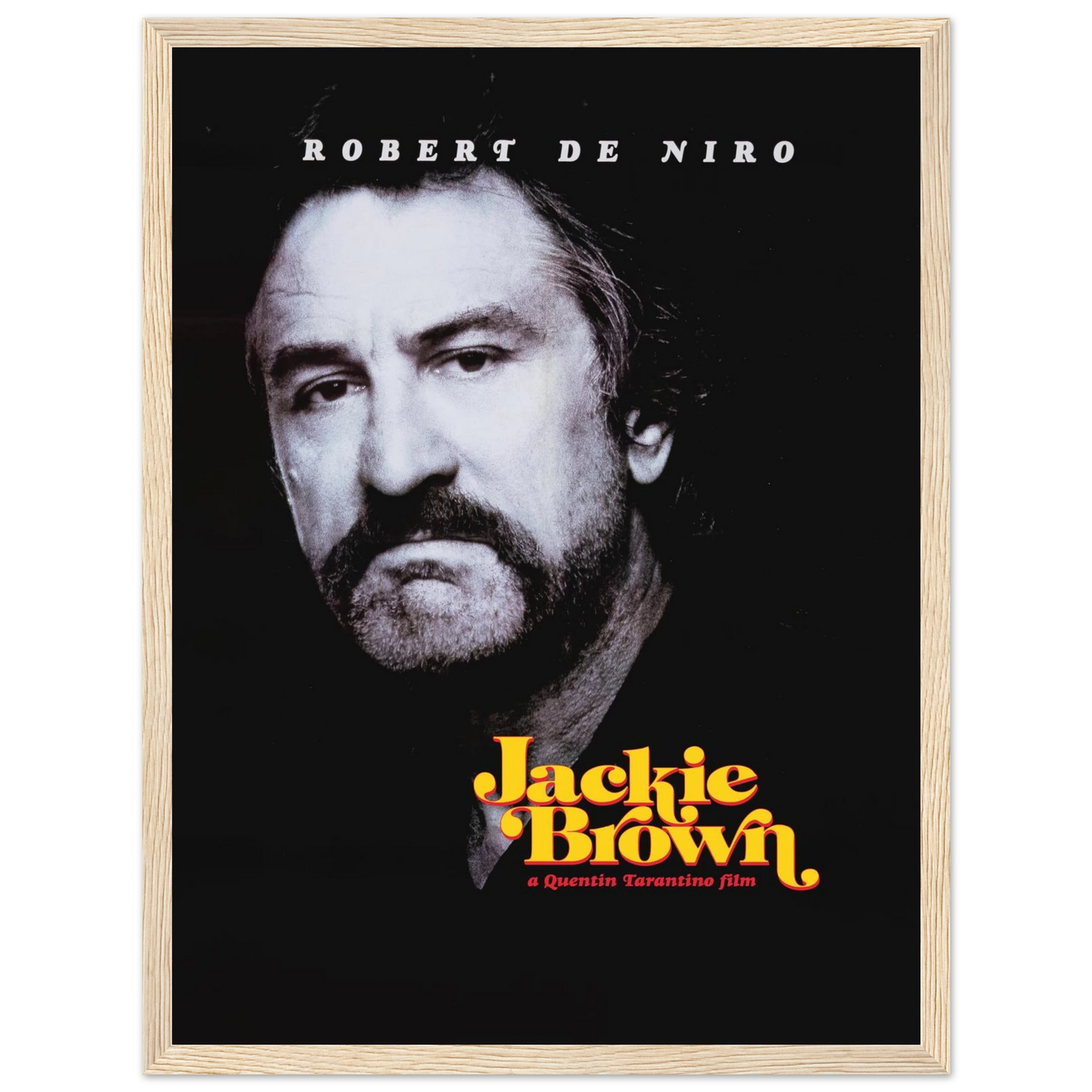 Bring gritty '90s cinema style to your walls with this Jackie Brown poster spotlighting Robert De Niro in one of Quentin Tarantino’s most underrated classics. A slick tribute to neo-noir crime storytelling, this vintage-style print captures the cool, pulpy aesthetic of the 1997 cult film. Whether you're a De Niro enthusiast, a Tarantino collector, or simply love iconic characters like Louis Gara, this poster adds attitude and cinematic flair to any space. Ideal for home theaters, film studios, dorm rooms, o