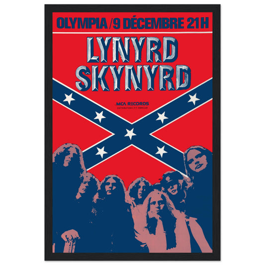 Relive the early days of Lynyrd Skynyrd with this rare 1972 concert poster, celebrating the band before their rise to rock ‘n’ roll fame. Featuring vintage Southern rock aesthetics, this classic rock memorabilia is perfect for Skynyrd fans, collectors of vintage concert posters, and lovers of 70s rock music. Whether decorating a music room, bar, man cave, or studio, this Lynyrd Skynyrd poster brings the raw energy of Sweet Home Alabama, Free Bird, and the Southern rock movement to your walls. Order now and