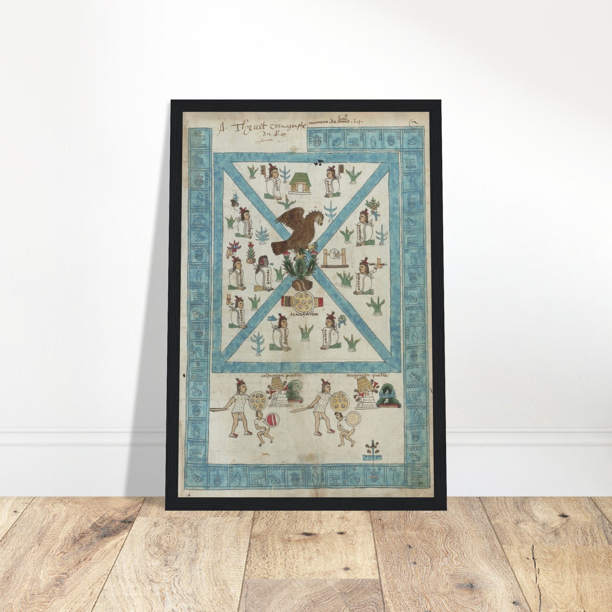 Step back in time with this Mexico City ancient drawing poster, featuring a detailed illustration of the city's historical architecture and culture. This high-quality print is perfect for history enthusiasts, art lovers, and those fascinated by Mexico's rich heritage. The drawing captures the essence of ancient Aztec and Mayan influences, making it an ideal addition to any vintage art collection. Whether displayed in a living room, study, or gallery, this Mexico City poster will add a timeless, cultural tou