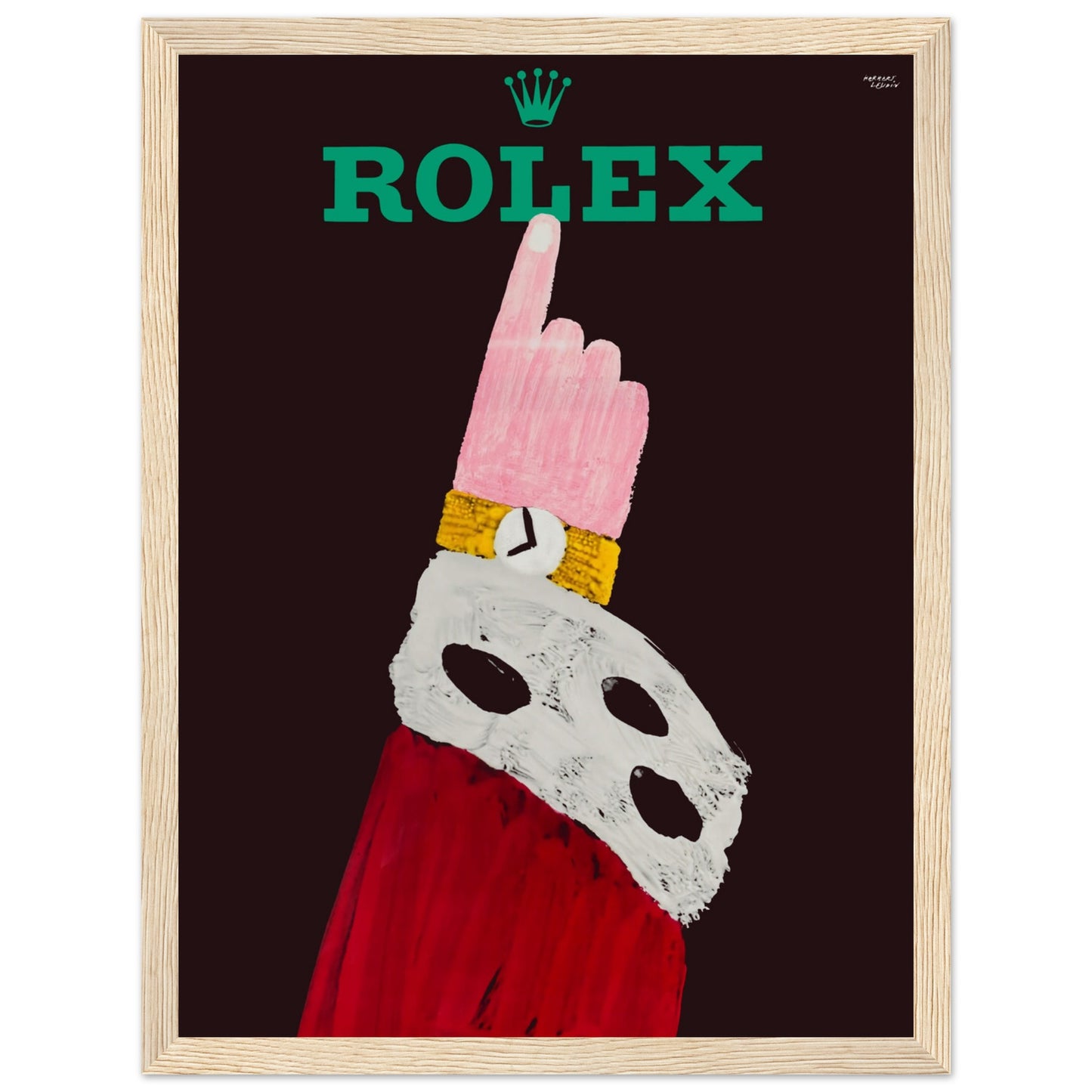 Shop a stunning Rolex vintage poster, showcasing luxury and timeless design. Perfect for watch lovers and collectors. Add sophistication to your decor today!