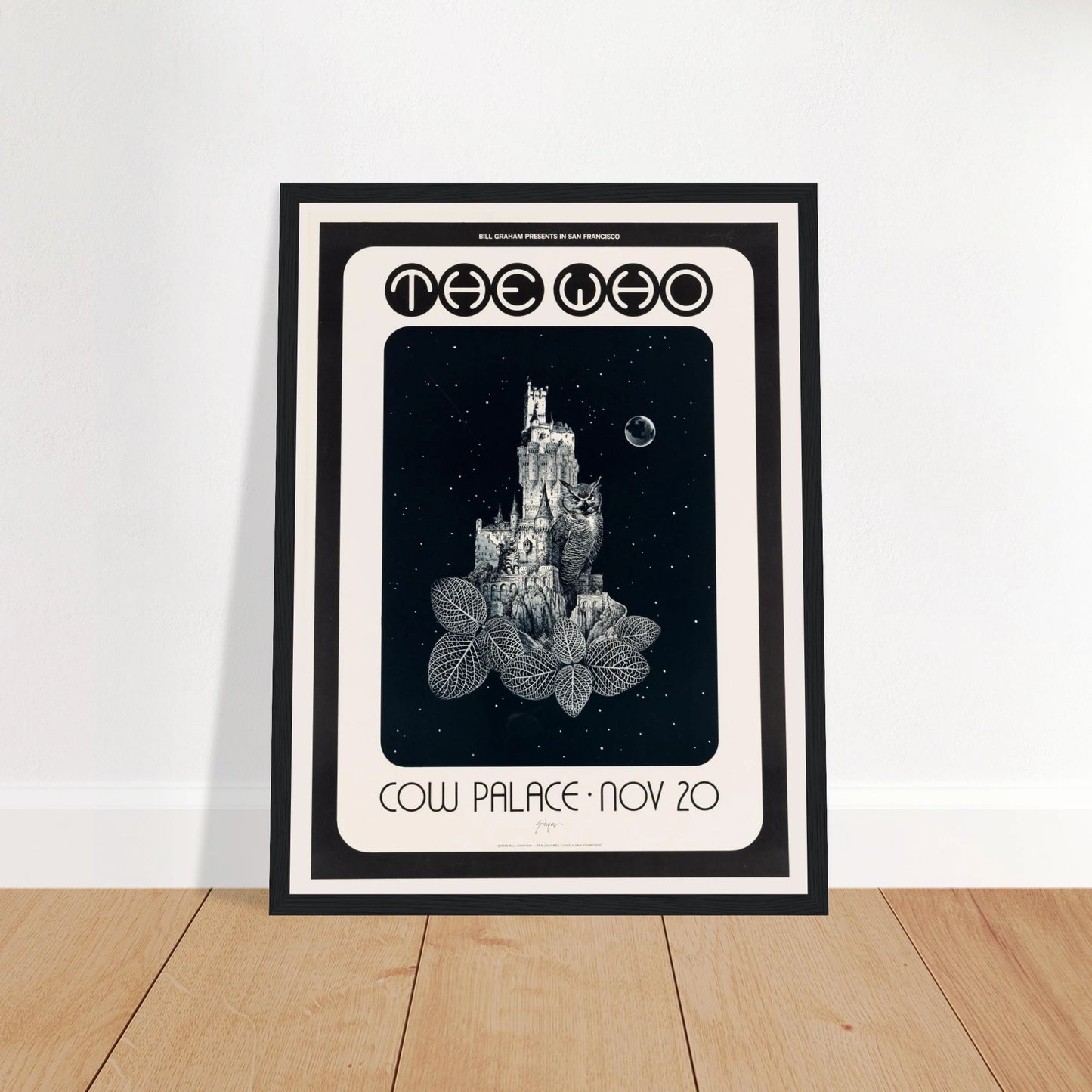 Own a piece of rock history with this vintage concert poster from The Who’s legendary performance at the Cow Palace. Featuring striking 1970s-era design, this poster captures the raw energy and rebellious spirit of one of the most influential rock bands of all time. Whether you were there or just wish you had been, this print is perfect for music lovers, classic rock collectors, and fans of authentic concert art. Printed on high-quality archival paper, it makes a bold statement in any home studio, music roo