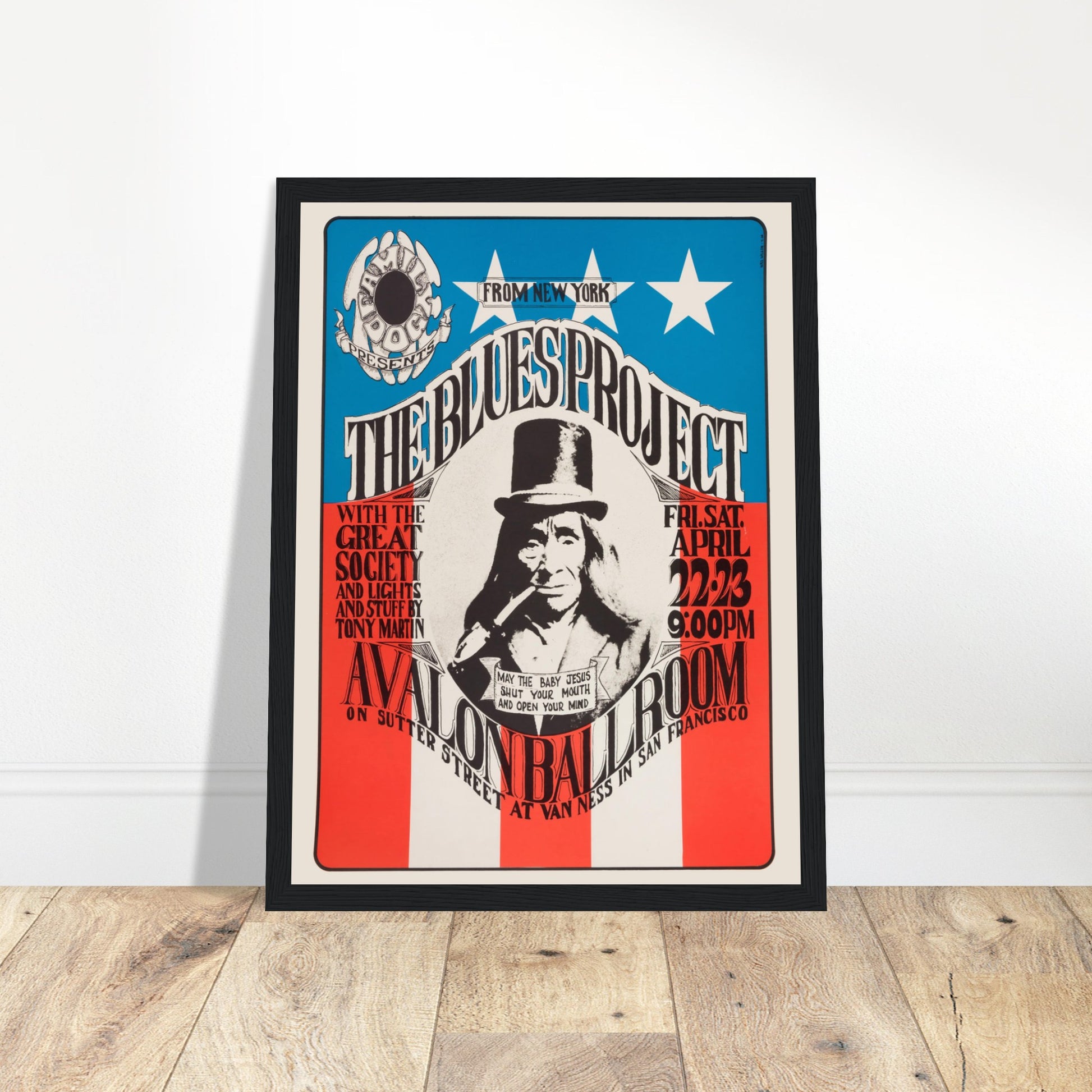 Relive the magic of The Blues Project with this vintage Aballon Room concert poster, capturing a legendary live performance of one of the most influential blues-rock bands of the 1960s. This high-quality print is perfect for blues fans, music collectors, and those who appreciate the timeless energy of live shows. Whether displayed in a music room, studio, or home bar, this Blues Project poster is a must-have for any vintage concert memorabilia collection. Order today and add this iconic piece of blues histo