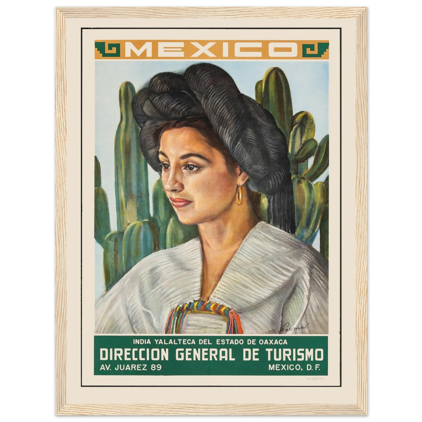 Celebrate cultural beauty and timeless style with this vintage Mexican woman poster, featuring a graceful figure in traditional dress with vivid detail and color. This artwork reflects the rich heritage of Mexican culture, making it a powerful visual statement for any room. Whether displayed in a living room, kitchen, or creative space, the poster brings warmth, identity, and artistic flair to your decor. Printed on premium paper stock for sharp image quality, this piece is ideal for art collectors, heritag