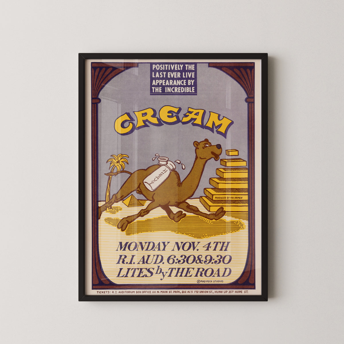 Affiche du concert de Cream Crossroads