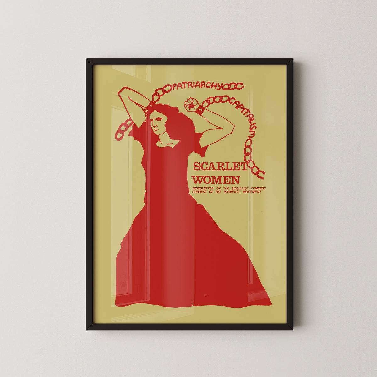 Affiche de la femme socialiste – Art anticapitaliste