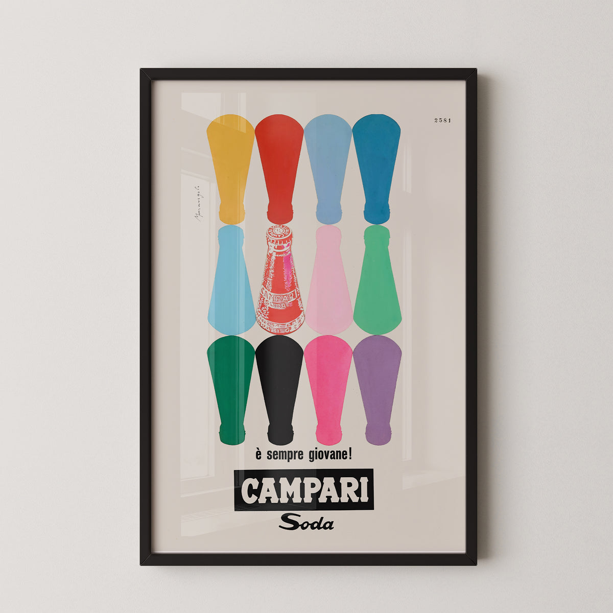 Campari Liqueur Poster – Stylish Italian Bar Art