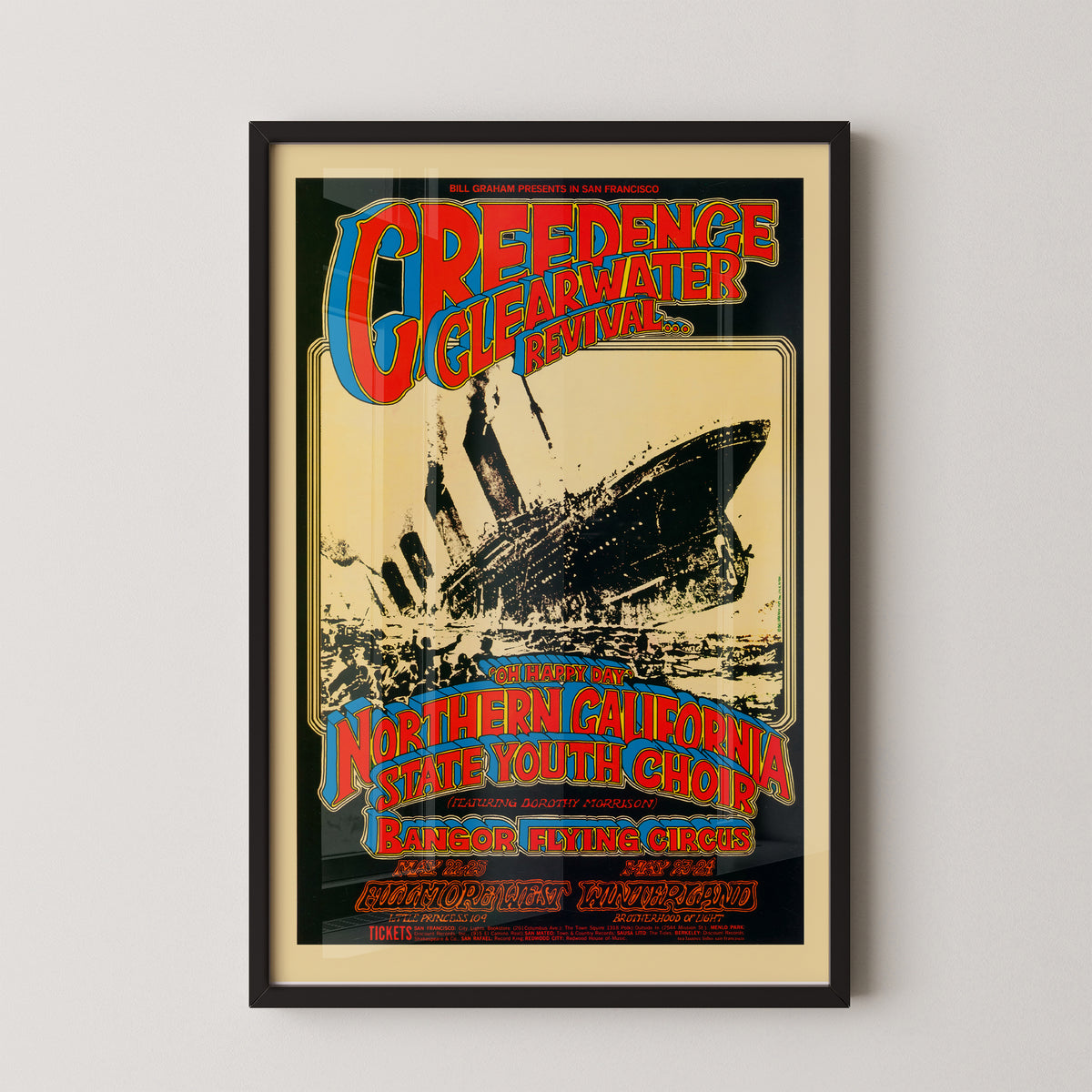 Affiche de renaissance de Creedence Clearwater – Impression CCR