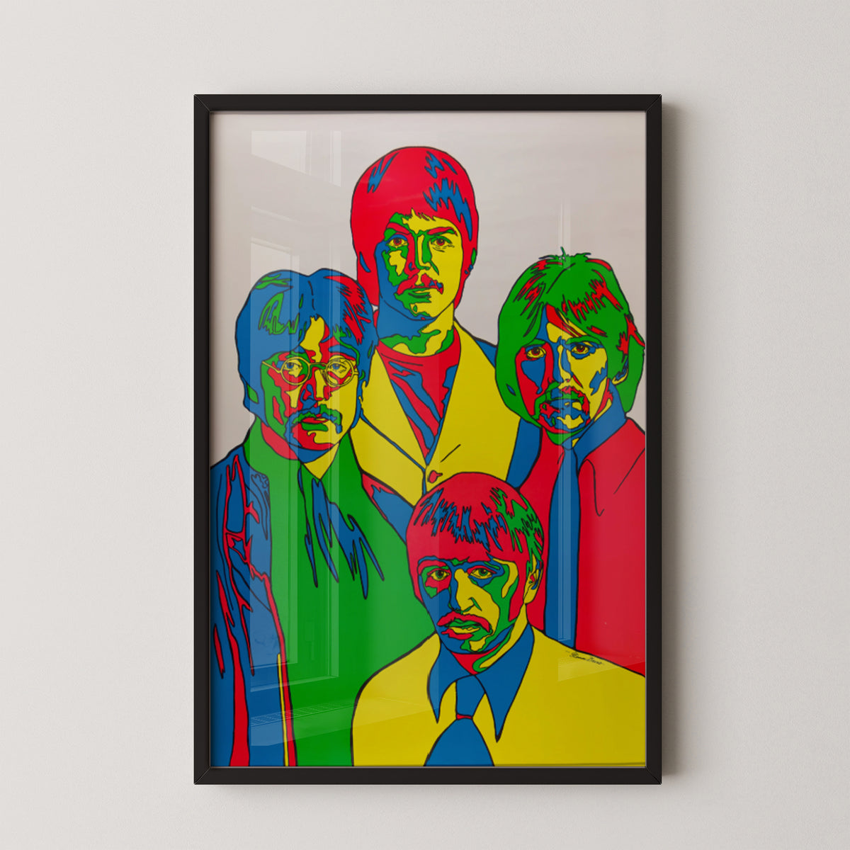 Affiche Pop Art des Beatles