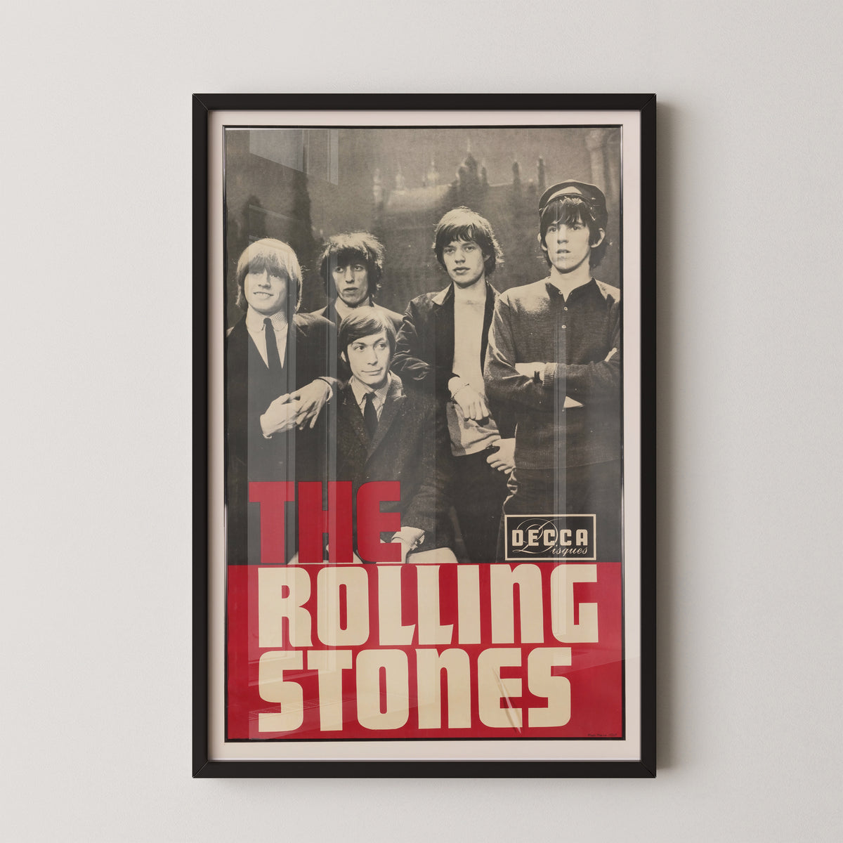 Affiche des Rolling Stones - Concert à Paris