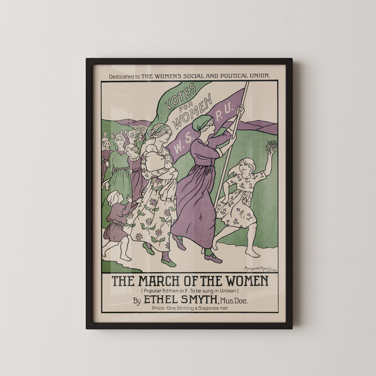 1950s Women’s Art Poster – Mid-Century Feminist Print