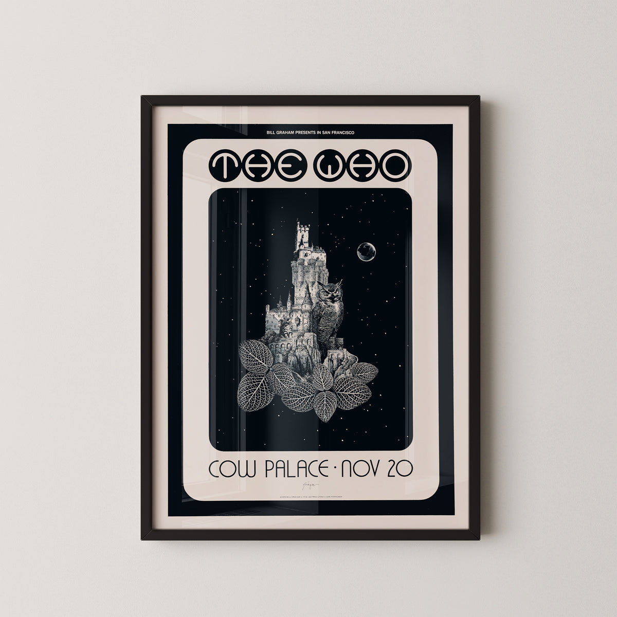 Affiche du concert du Who Cow Palace