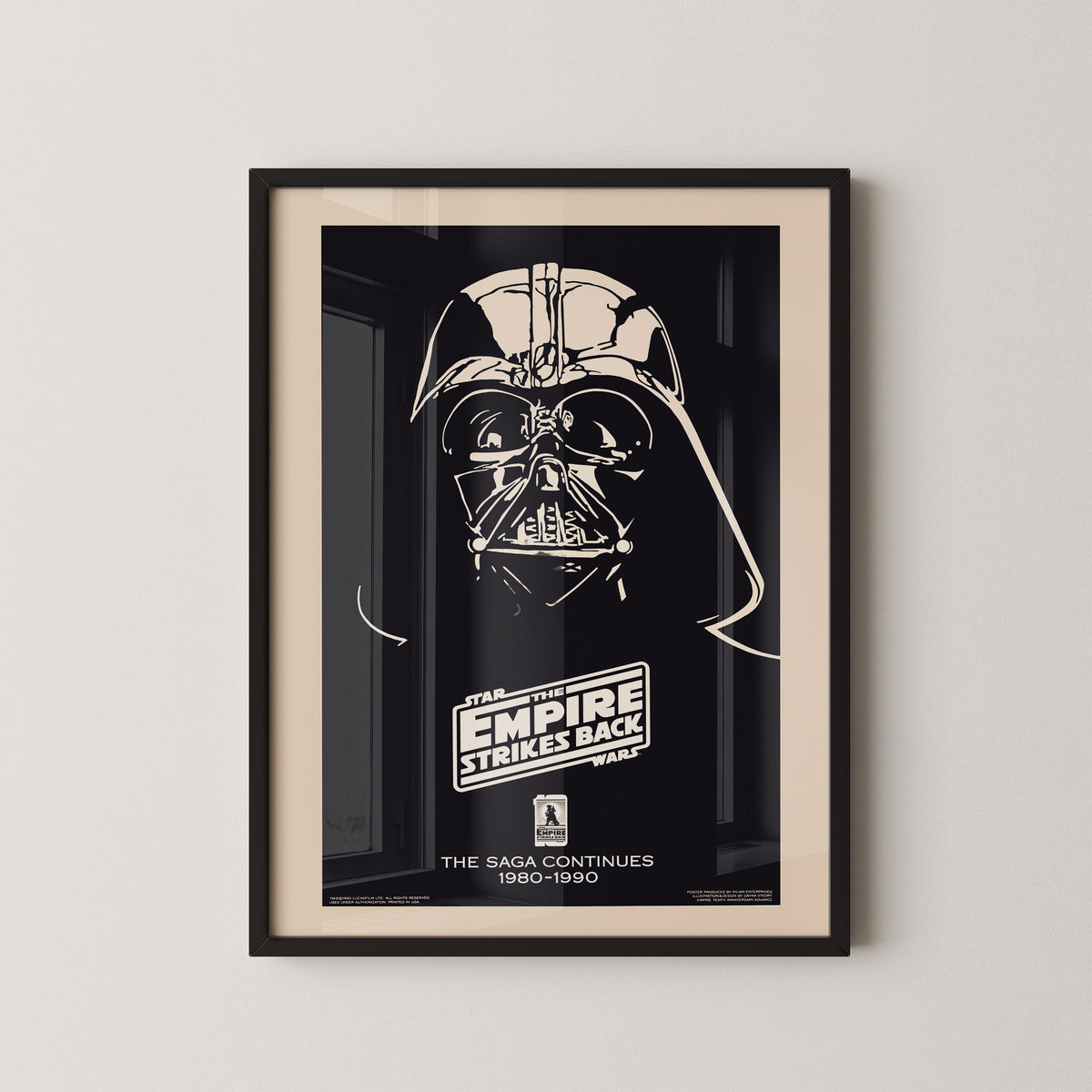 Darth Vader „Die Saga geht weiter“-Poster