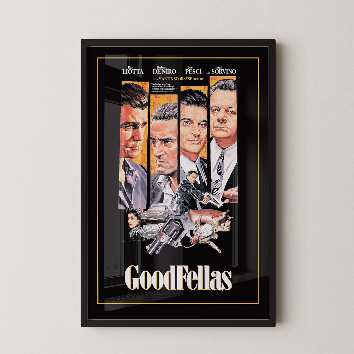 Affiche du film Les Affranchis | Décoration murale classique