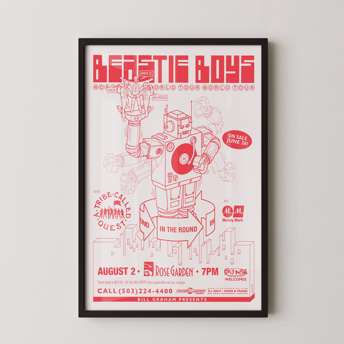 Beastie Boys Intergalactic Poster – Hip-Hop Wall Art