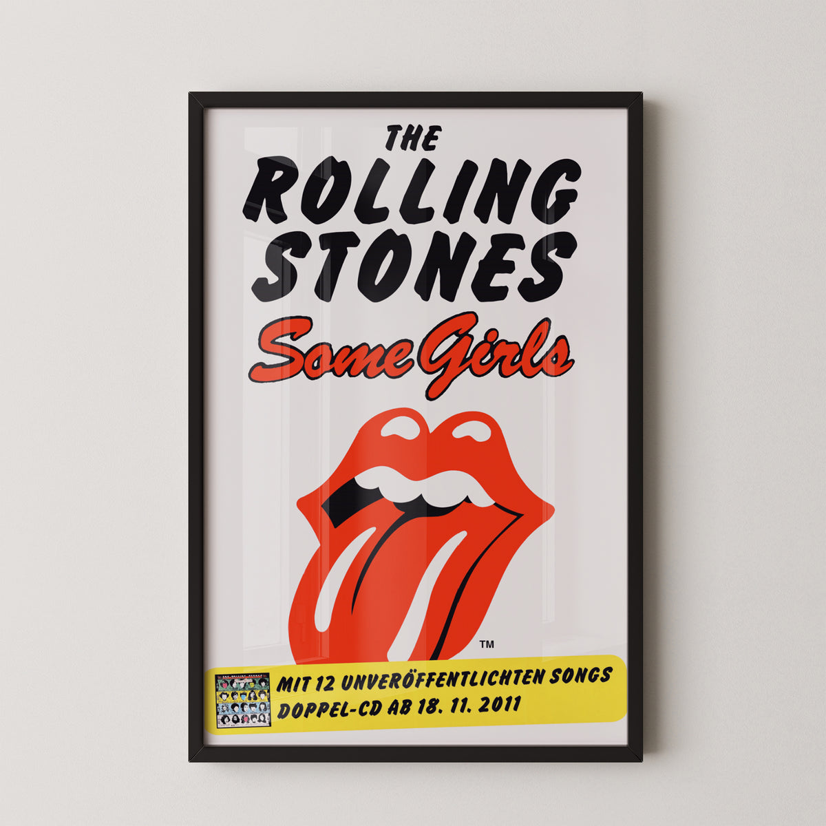 Affiche du concert des Rolling Stones en Allemagne