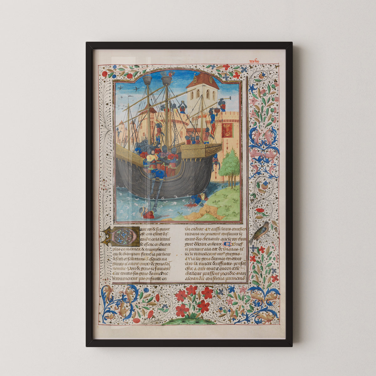 Medieval French Siege Poster – Codex Battle Art