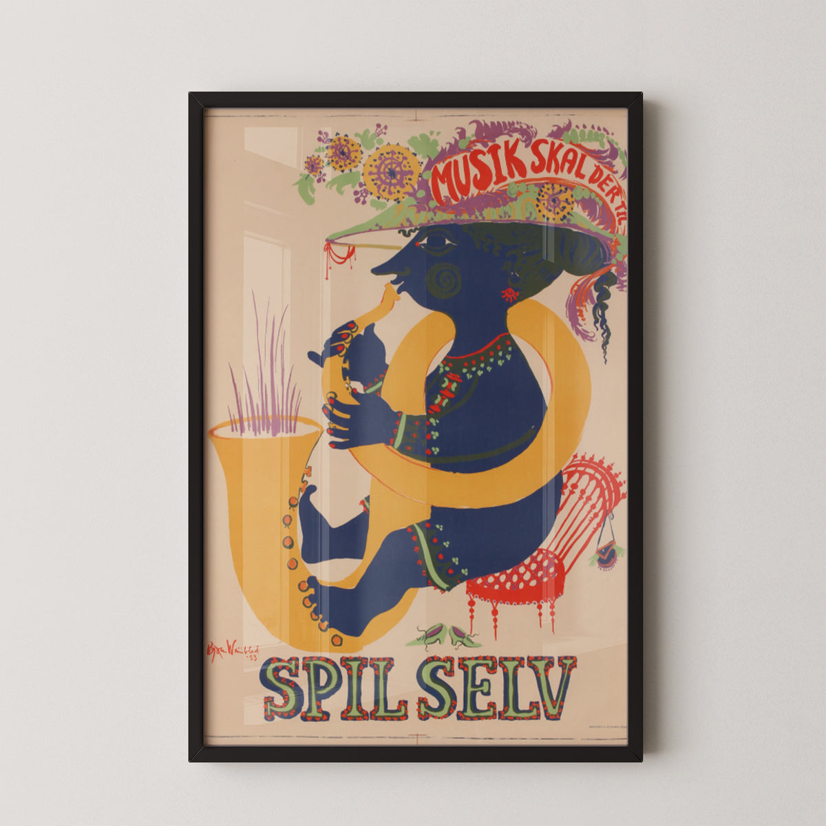 Spil Selv Danish Music Festival Poster