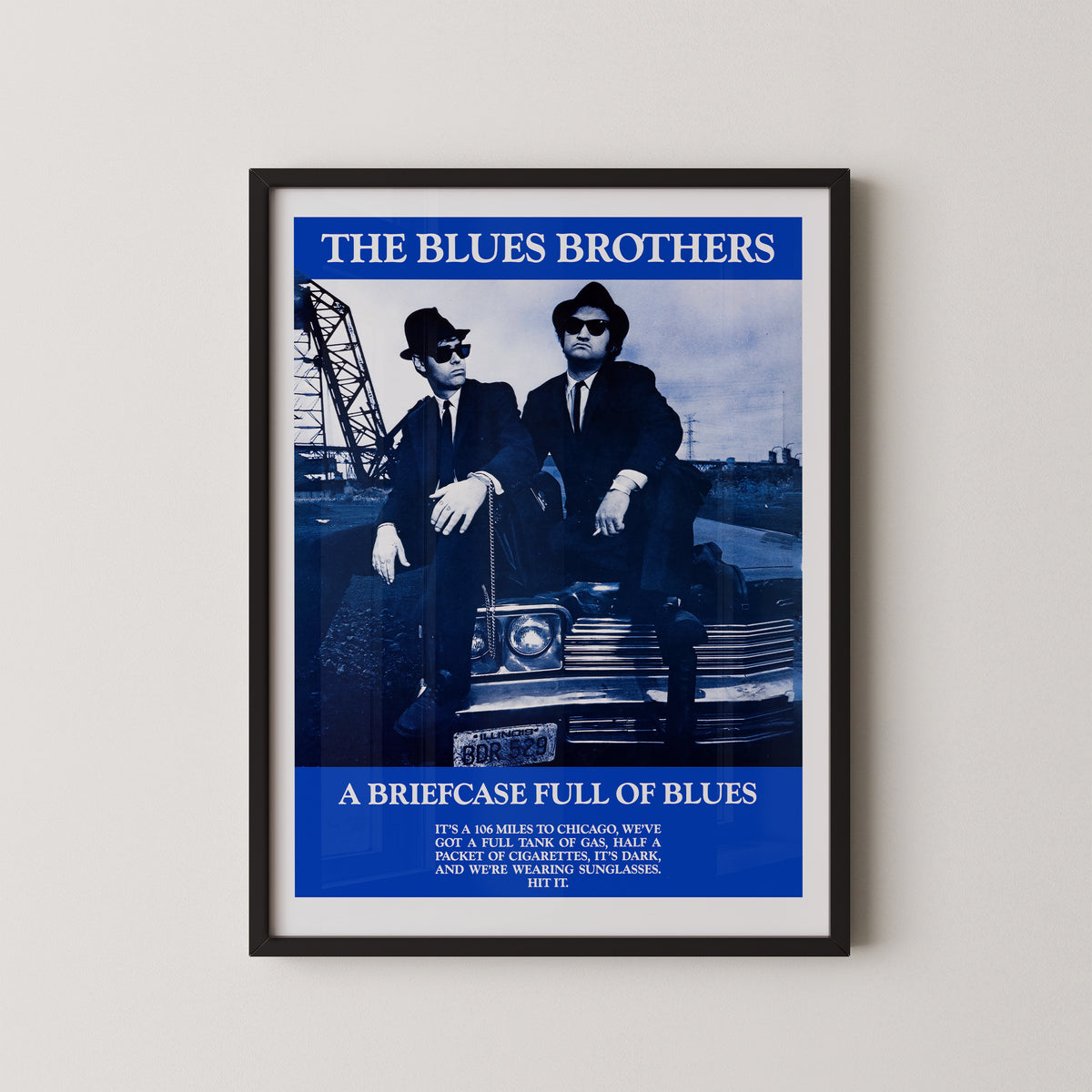 Affiche des Blues Brothers | Décoration murale de film classique