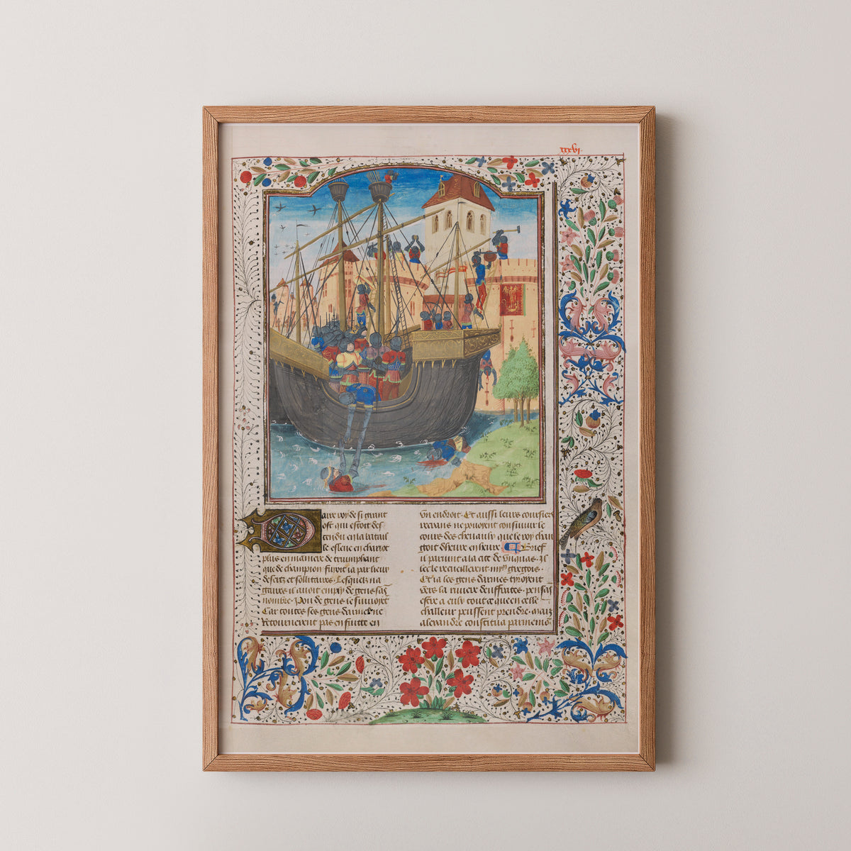 Affiche de siège médiéval | Art mural d'histoire ancienne