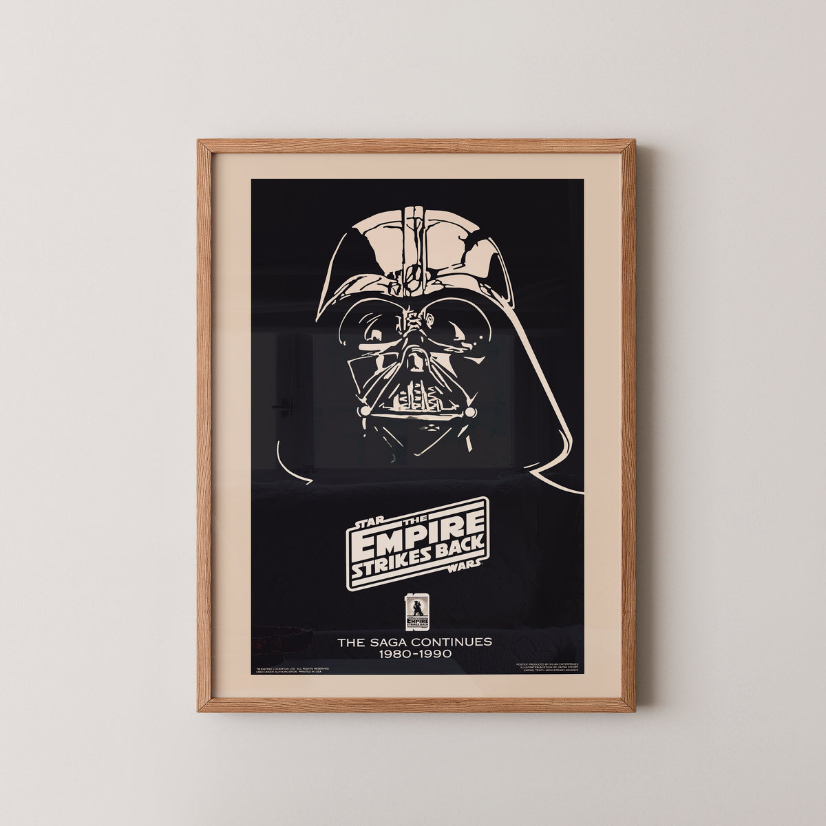 Darth Vader „Die Saga geht weiter“-Poster