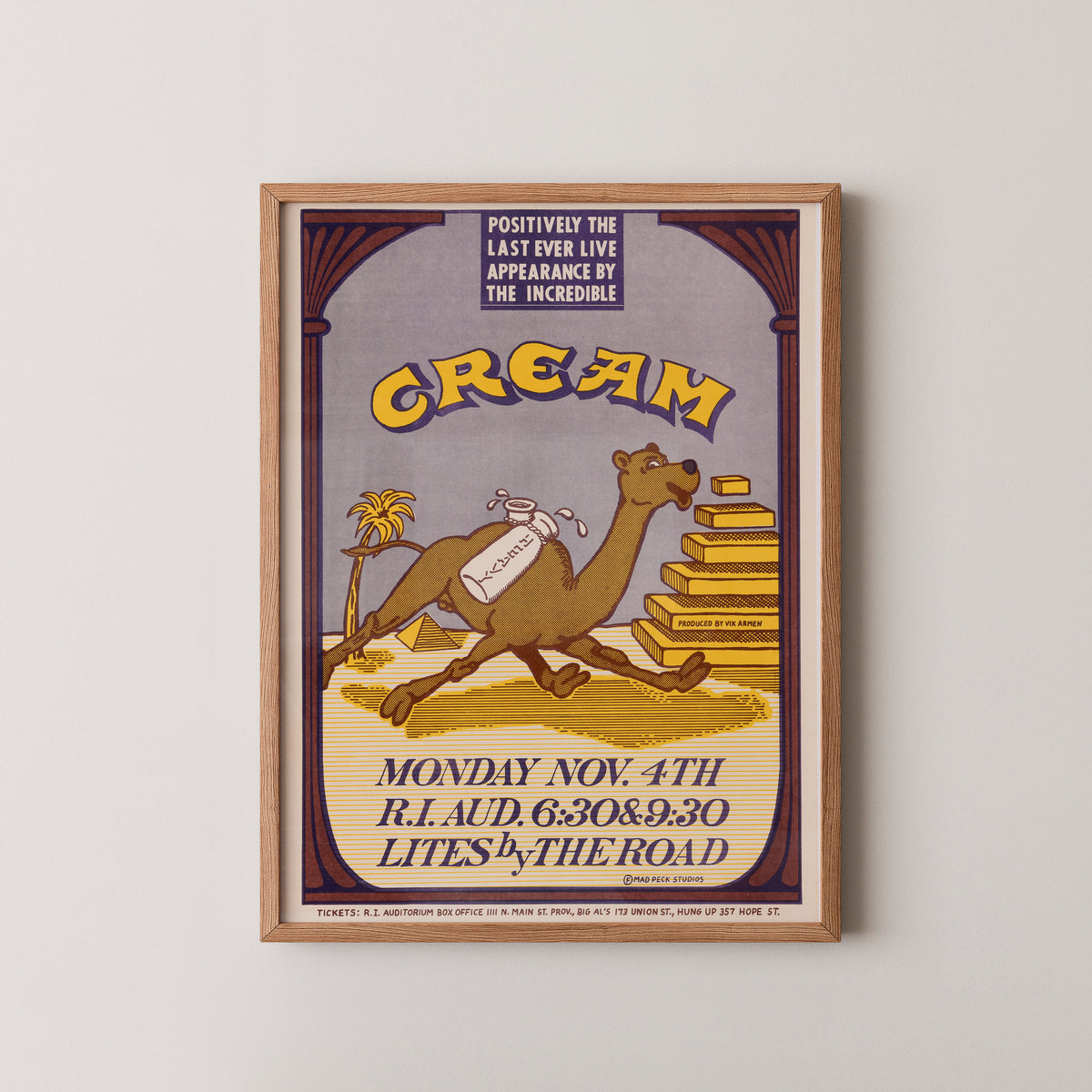 Affiche du concert de Cream Crossroads
