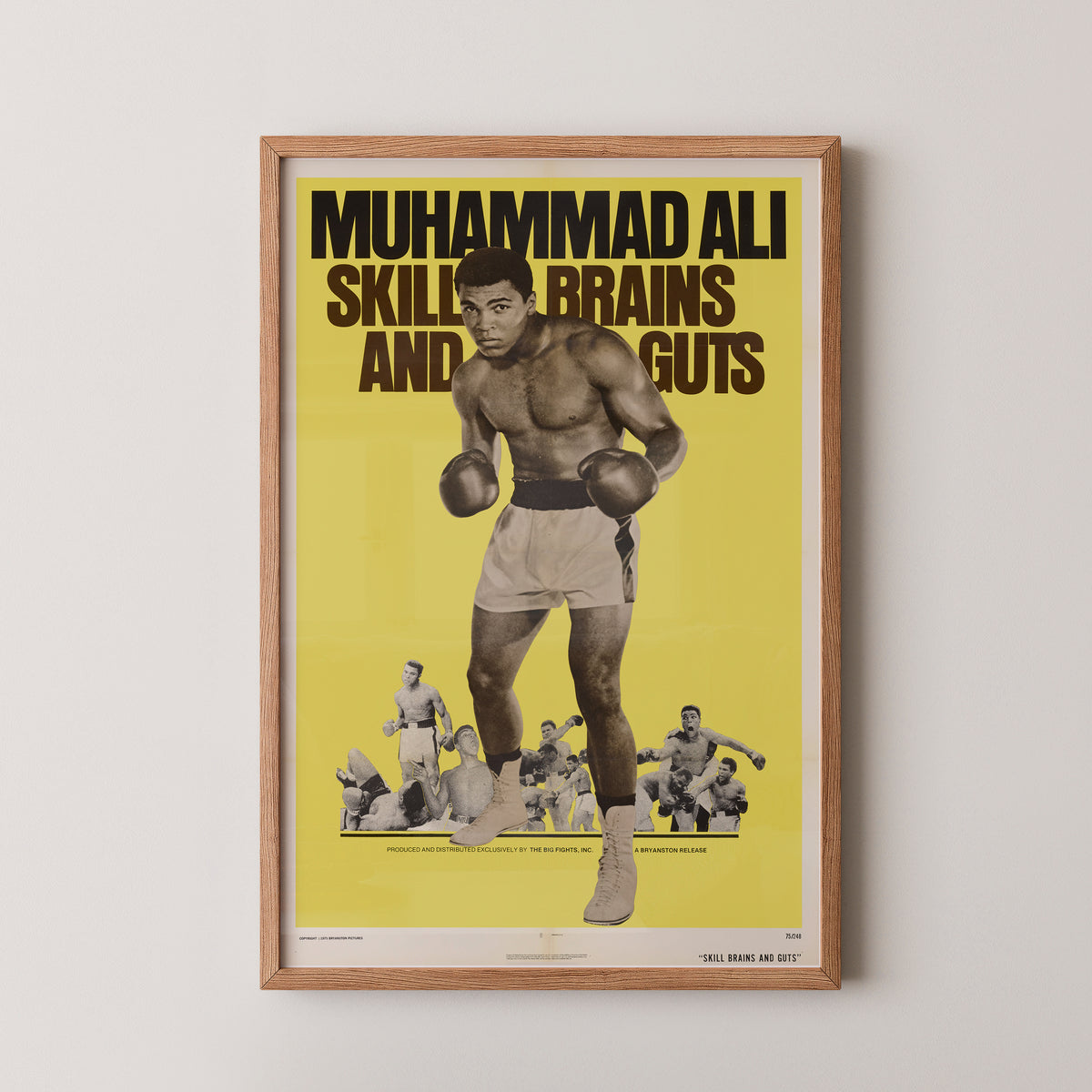 Muhammad Ali Skills, Brains and Guts Poster