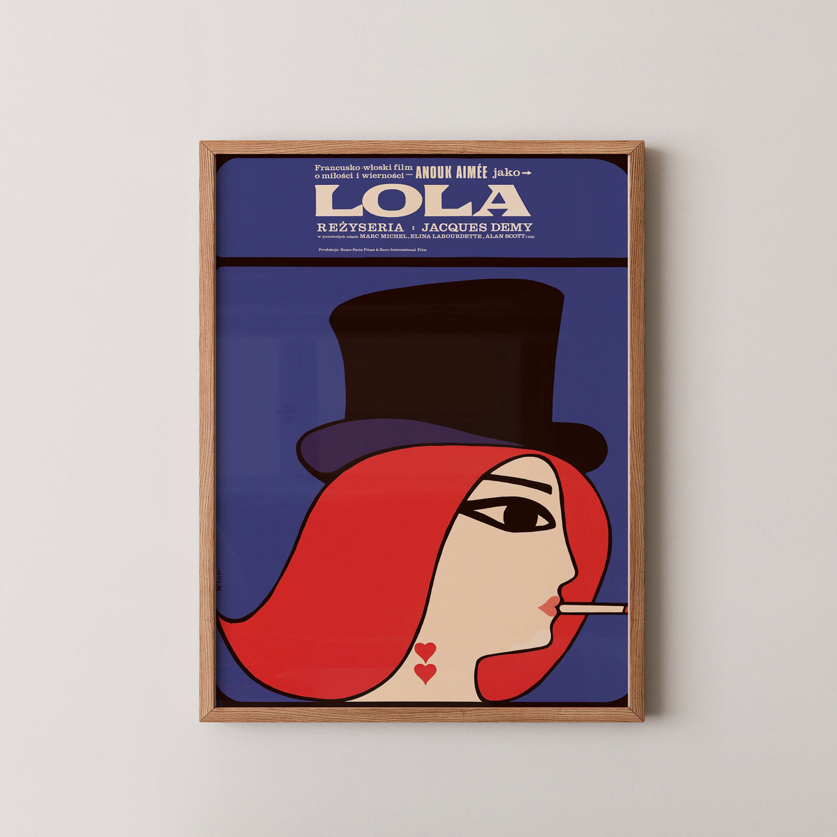 Lola Polish Movie Poster – Vintage 1970s Film Art