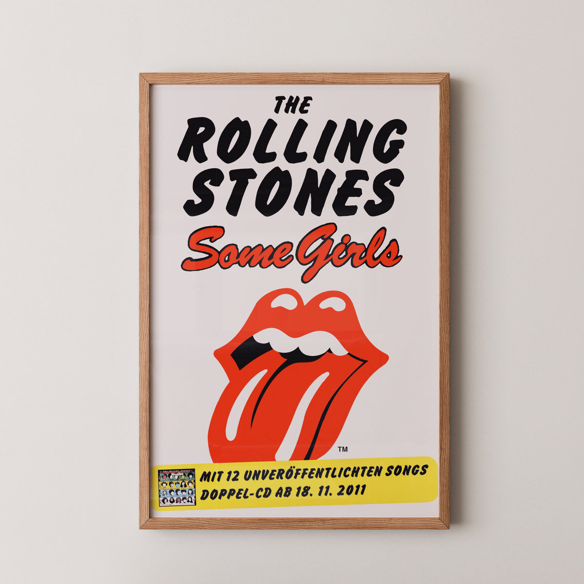 Konzertplakat der Rolling Stones Deutschland