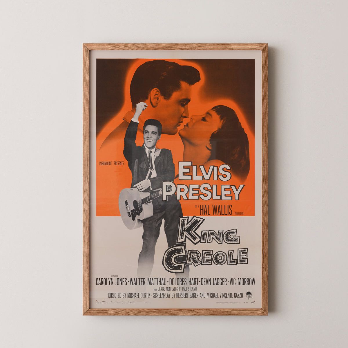 King Creole Poster – Elvis Presley Movie Art