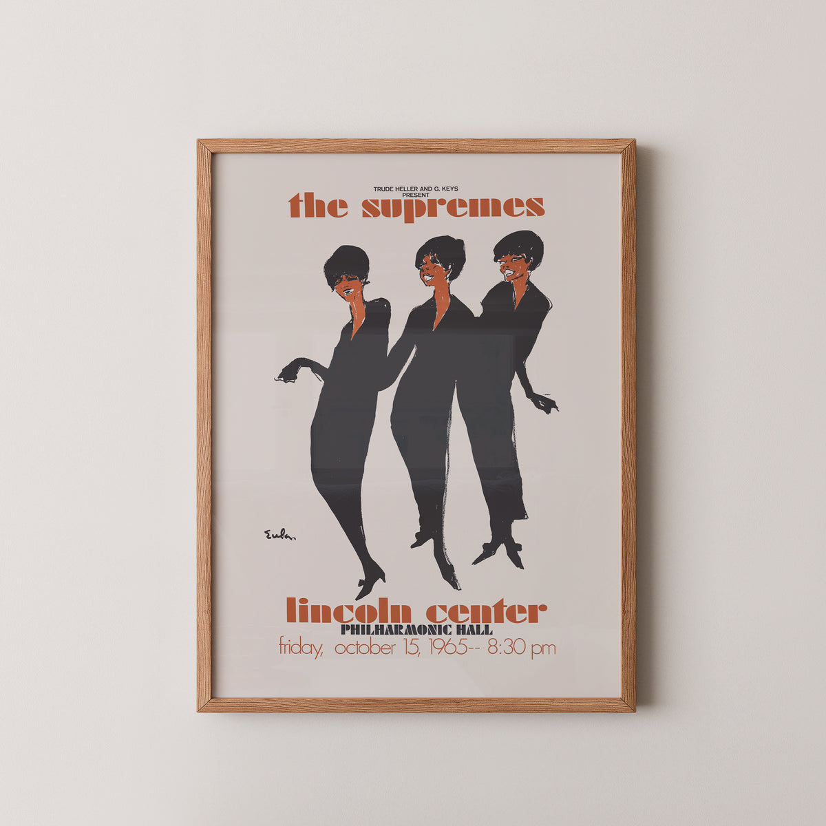 Affiche du concert des Supremes – Motown Wall Art