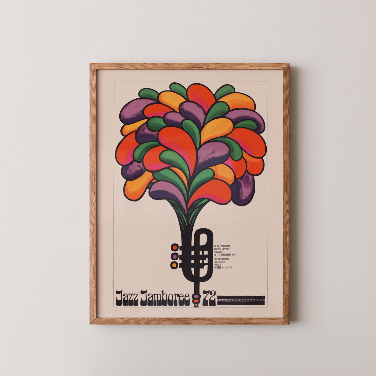 Affiche du festival Jazz Jamboree 1972 – Souvenirs de jazz
