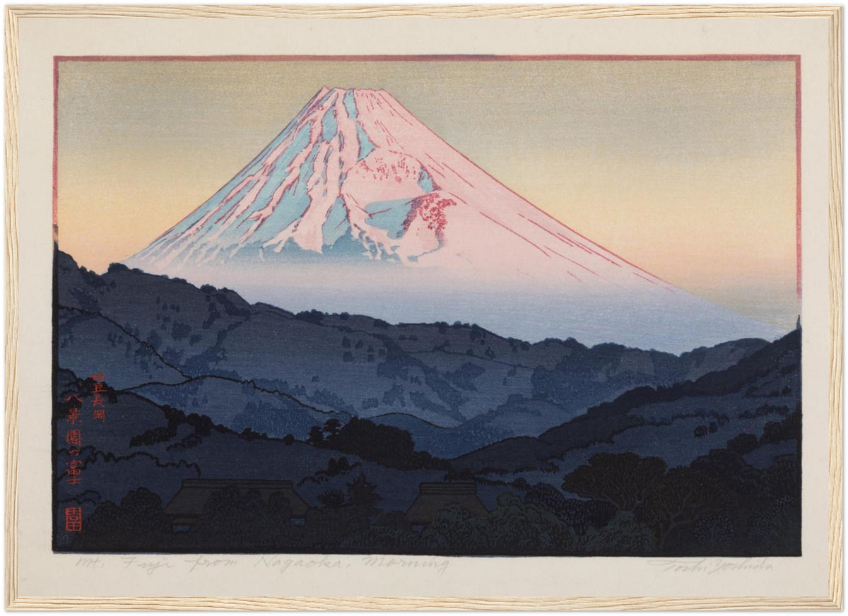 Tōshi Yoshida Showa fine art print in a fine art print presentation, suited to japanese woodblock art interiors