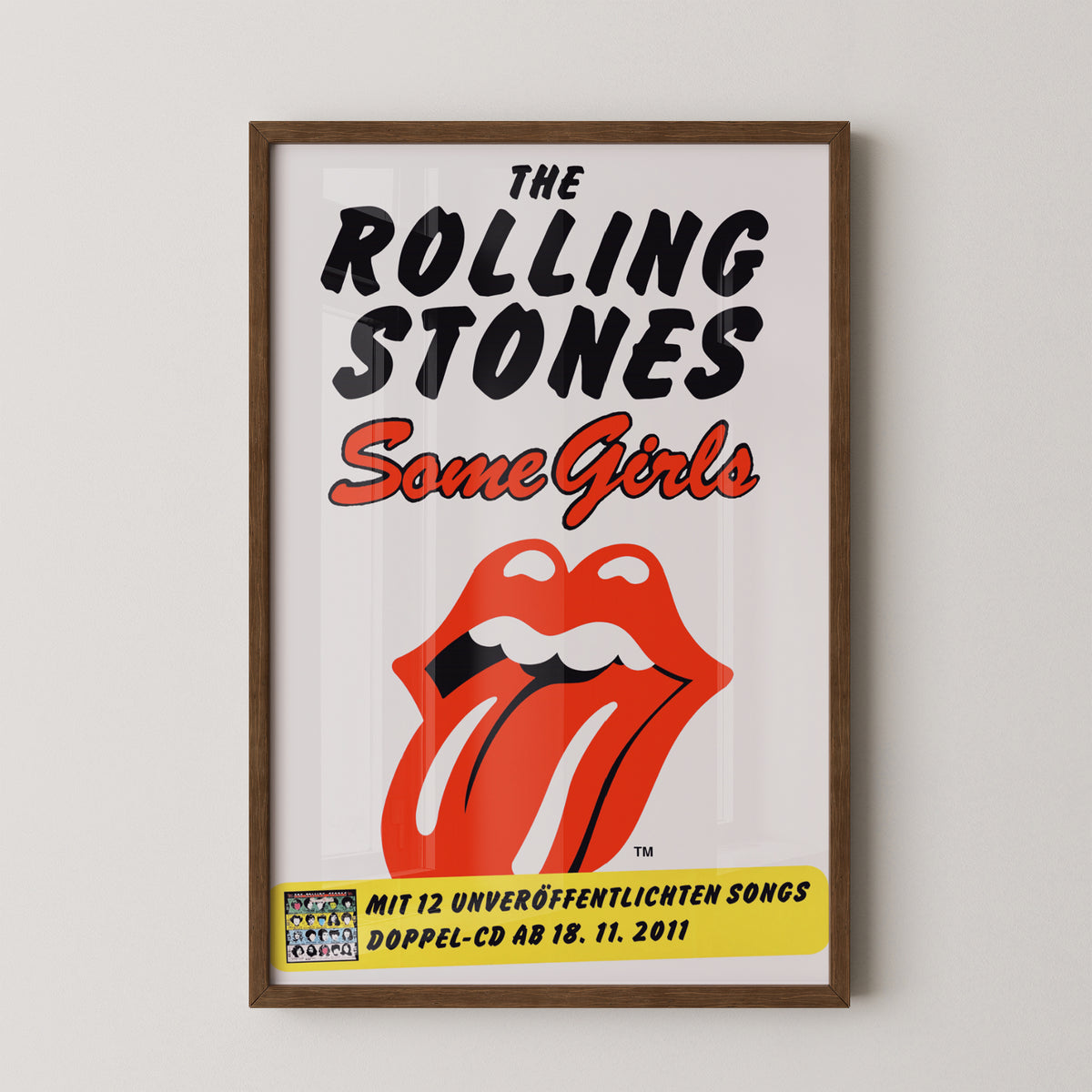 Affiche du concert des Rolling Stones en Allemagne