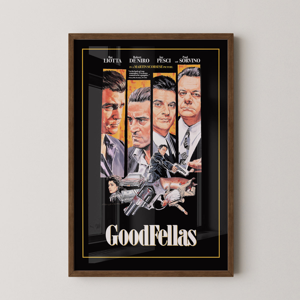 Affiche du film Les Affranchis | Décoration murale classique