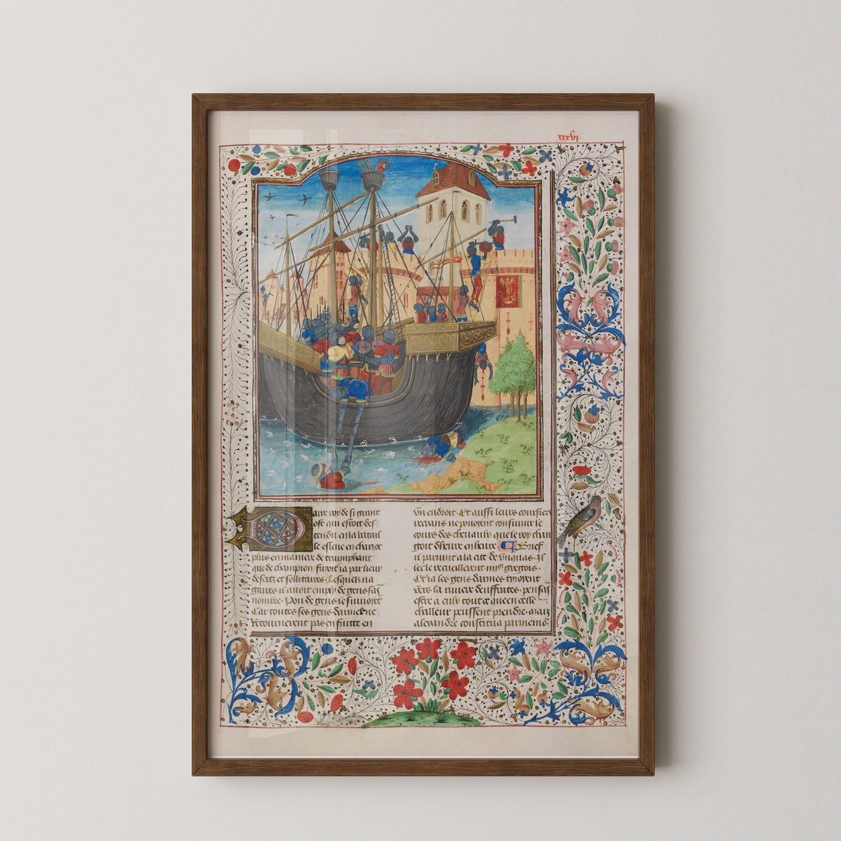 Medieval French Siege Poster – Codex Battle Art