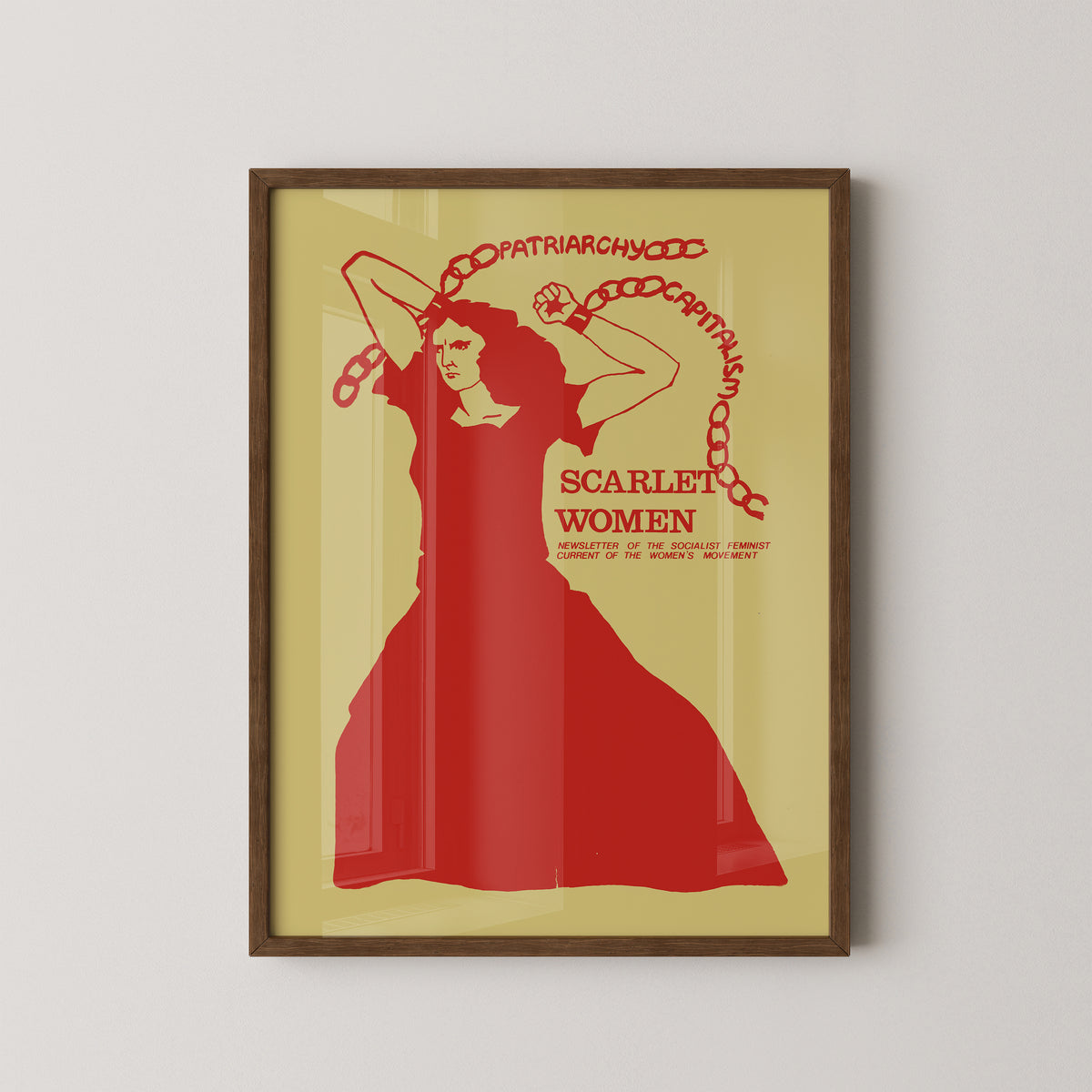 Affiche de la femme socialiste – Art anticapitaliste