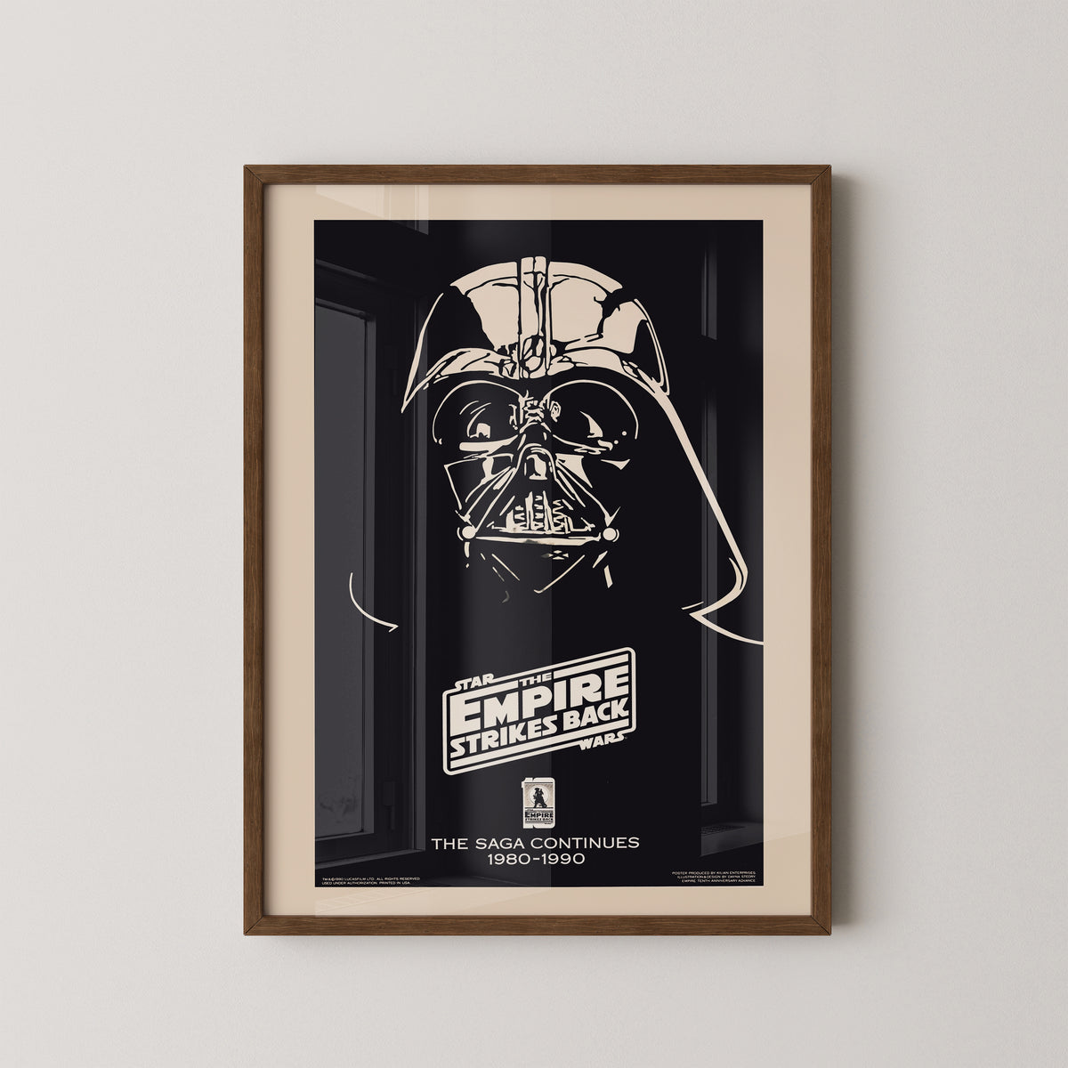 Darth Vader „Die Saga geht weiter“-Poster