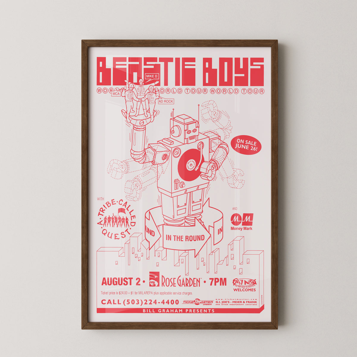 Beastie Boys Intergalactic Poster – Hip-Hop Wall Art