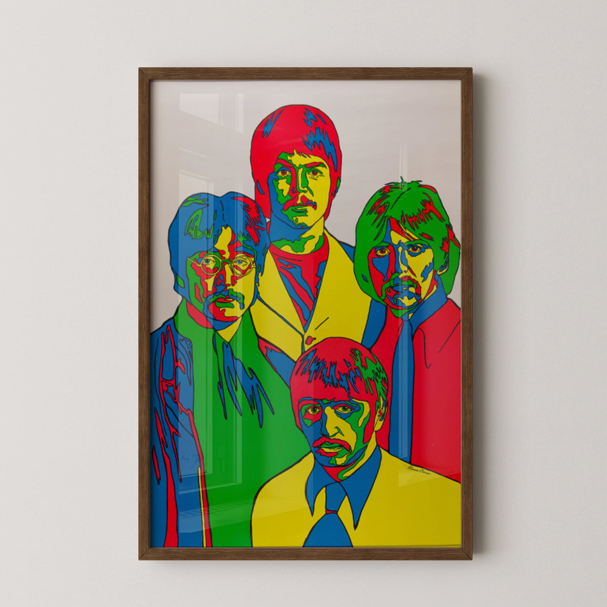 Affiche Pop Art des Beatles