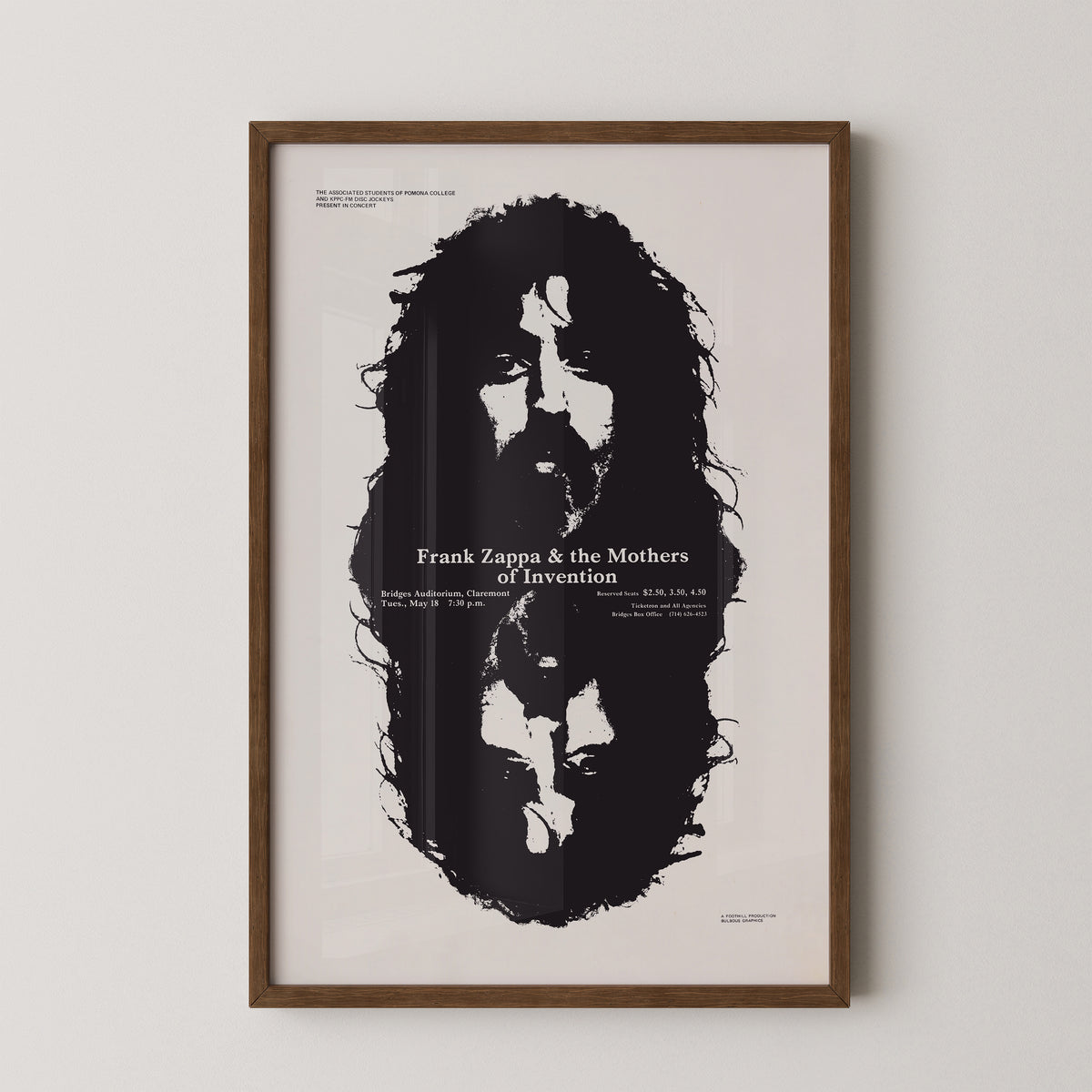 Frank Zappa Poster – Vintage Concert Poster